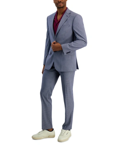 Ben Sherman Men's Slim-fit Solid Suit In Blue Neat