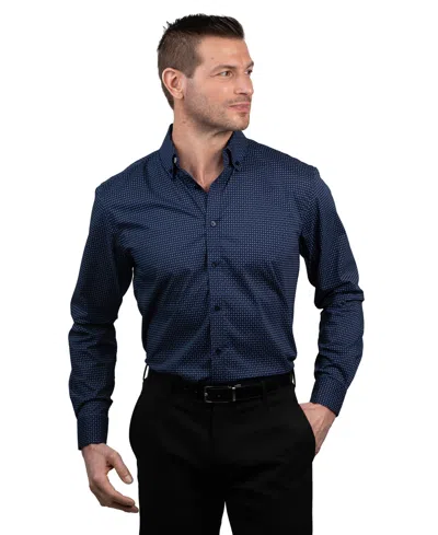 Ben Sherman Men's Slim-fit Dress Shirt In Blue