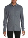 Ben Sherman Men's Solid Shirt In Navy Blaze
