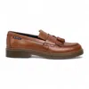 Ben Sherman Men's Tan Brown Leather Tassel Loafer Shoes - Dudley In Brown