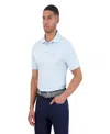Ben Sherman Men's Yarn Dye Heather Sports Fit Polo Shirt In Light Blue