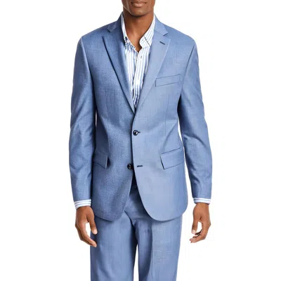 Ben Sherman Mens Solid Knit Two-button Blazer
