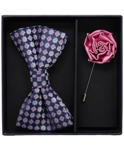 Ben Sherman Men'sâ 2-piece Bow Tie And Lapel Pin Box Set In Multi