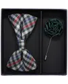 Ben Sherman Men'sâ 2-piece Bow Tie And Lapel Pin Box Set In Multi