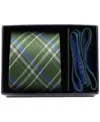 Ben Sherman Men'sâ 2-piece Plaid Tie And Solid Pocket Square Half Box Set In Multi