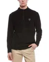 Ben Sherman Microfleece 1/4-zip In Black