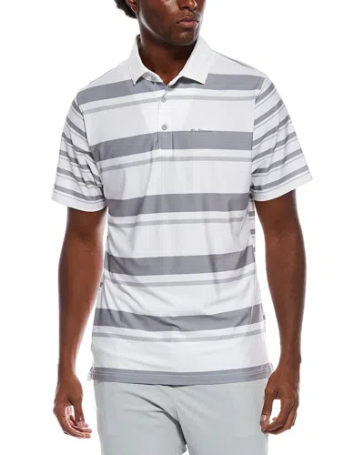 Ben Sherman Mixed Mod Stripes Tech Jersey Sports Fit Polo Shirt In Multi