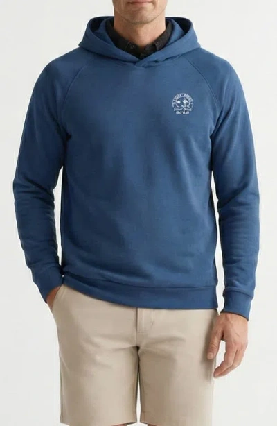 Ben Sherman Neoprene Golf Hoodie In Blue