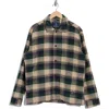 Ben Sherman Ombré Check Shacket In Green