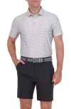 Ben Sherman Optic Geo Tech Jersey Golf Polo In Lavender