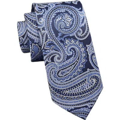 Ben Sherman Paisley Tie In Blue