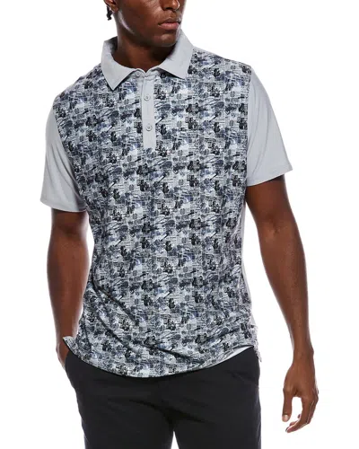 Ben Sherman Punk News Tech Jersey Sports Fit Polo Shirt In Gray