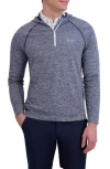 Ben Sherman Seamless Knit Golf Pullover Hoodie In Blue