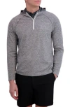 Ben Sherman Seamless Knit Golf Pullover Hoodie In Gray
