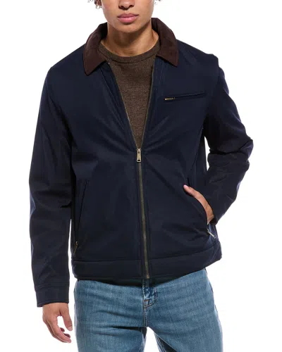 Ben Sherman Shirt Collar Jacket In Navy
