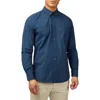 Ben Sherman Signature Gingham Organic Cotton Button-down Shirt In Dark Blue