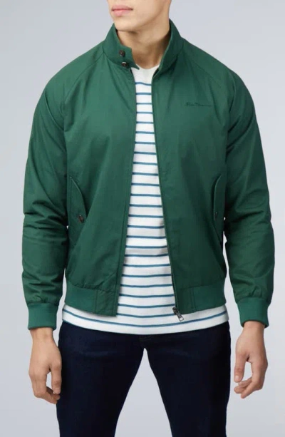 Ben Sherman Signature Harrington Jacket In Green