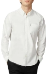 Ben Sherman Signature Organic Cotton Oxford Button-down Shirt In White