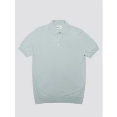 Ben Sherman Signature Short Sleeve Knitted Polo In Blue