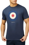 Ben Sherman Signature Target Graphic T-shirt In Dark Navy
