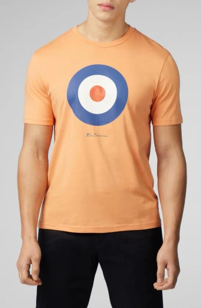 Ben Sherman Signature Target Graphic T-shirt In Orange