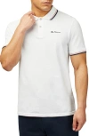 Ben Sherman Twin Tipped Polo Shirt In White