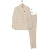 Ben Sherman Slim Fit Solid Notch Lapel Stretch Suit