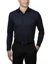 Ben Sherman Slim Fit Stretch Dobby Shirt In Blue