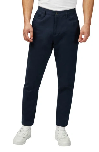 Ben Sherman Slim Tapered Leg 5-pocket Pants In Dark Navy