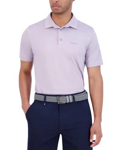 Ben Sherman Solid Tech Pique Sports Fit Polo In Orchid