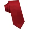 Ben Sherman Solid Textured Tie In Red