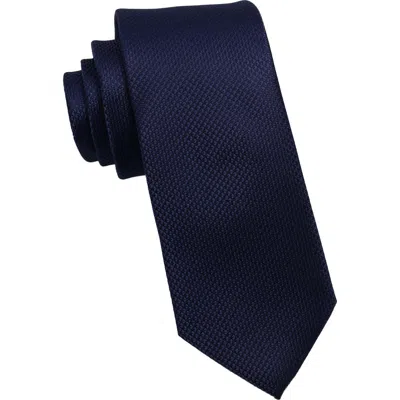 Ben Sherman Solid Textured Tie In Blue