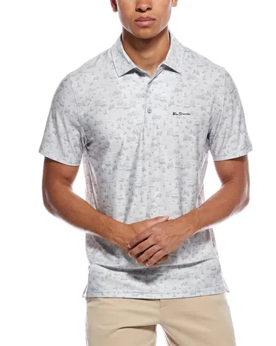 Ben Sherman Sports Fit Polo Shirt In Gray