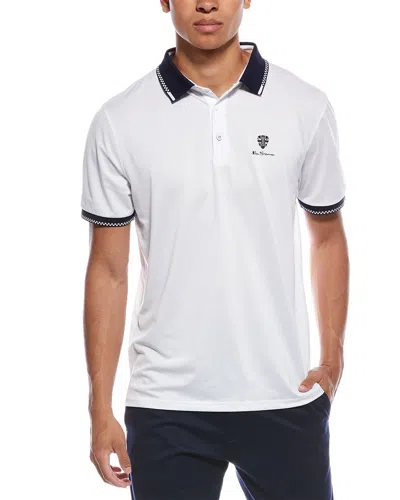 Ben Sherman Sports Fit Polo Shirt In White