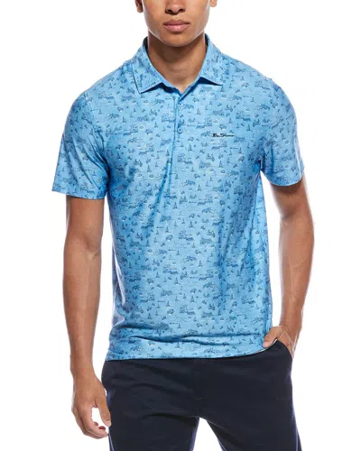 Ben Sherman Sports Fit Polo Shirt In Blue