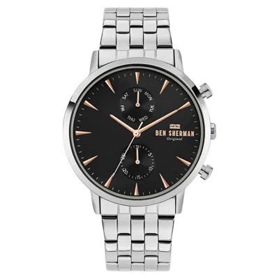 Ben Sherman Stainless Steel Men's Watch In Grey