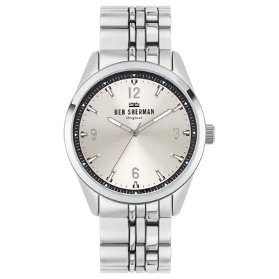 Ben Sherman Stainless Steel Men's Watch In Grey