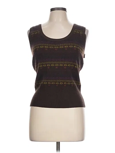 Pre-owned Ben Sherman Sweater Vest In Brown