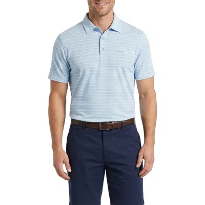 Ben Sherman Texture Stripe Performance Polo In Multi