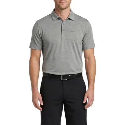 Ben Sherman Texture Stripe Performance Polo In Multi