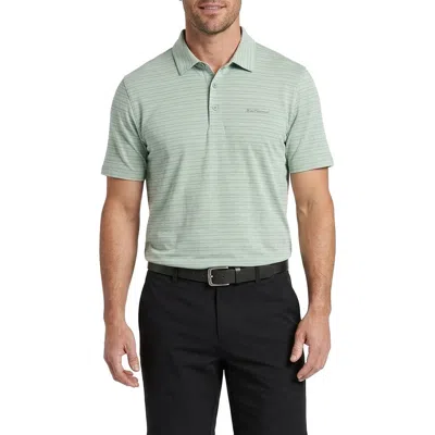 Ben Sherman Texture Stripe Performance Polo In Multi