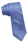 Ben Sherman Textured Silk Tie In Blue