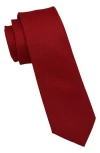 Ben Sherman Textured Solid Tie In Red