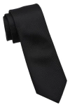 Ben Sherman Textured Solid Tie In Black