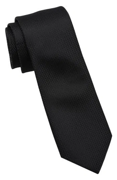 Ben Sherman Textured Solid Tie In Black
