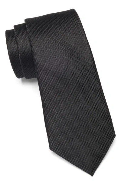 Ben Sherman Textured Solid Tie In Black
