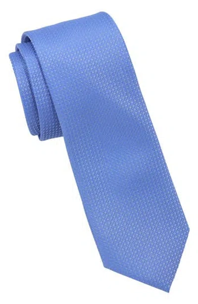 Ben Sherman Textured Solid Tie In Blue