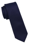 Ben Sherman Textured Solid Tie In Blue
