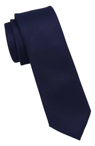 Ben Sherman Textured Solid Tie In Blue
