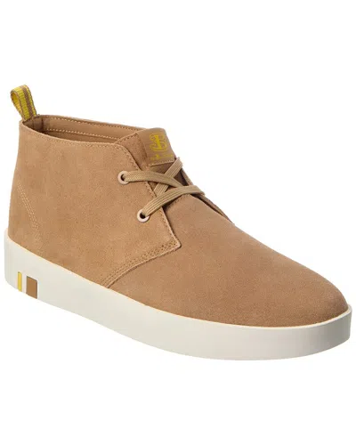 Ben Sherman Thames Suede High-top Sneaker In Brown